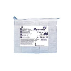 KOMPRESY Z GAZY NIEJAŁOWE 5X5 500SZT