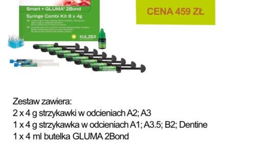 CHARISMA SMART COMBI KIT 8x4G.+ GLUMA  2BOND 4ML. /KULZER/