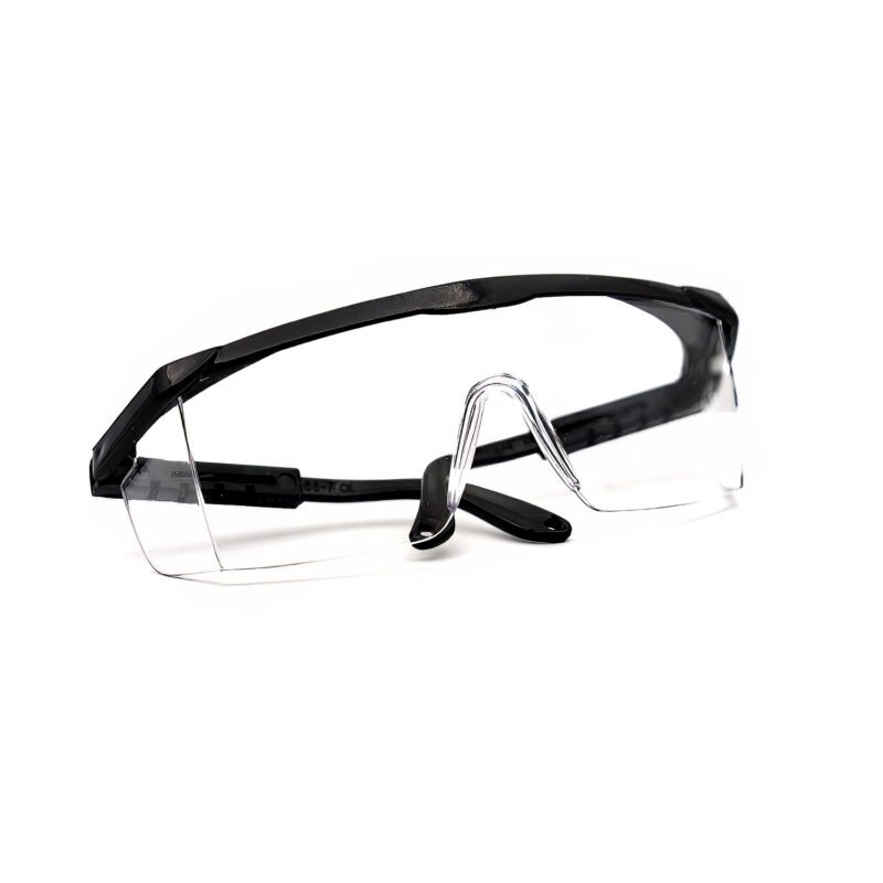 OKULARY OCHRONNE TRANSPARENTNE UV 100% Z REGULACJĄ