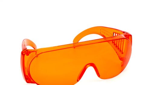 OKULARY OCHRONNE POMARAŃCZOWE UV 100%