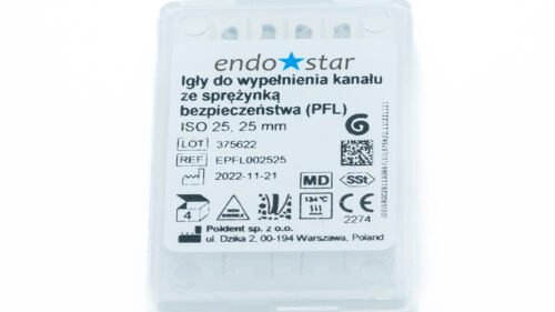 IGŁY DO WYPEŁNIANIA KANAŁU ZE SPRĘŻYNKĄ ENDOSTAR DŁ.25MM