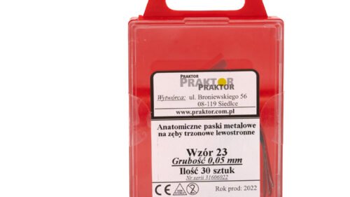 ANATOMICZNE PASKI METALOWE GR.0,05MM. /PRACTOR/