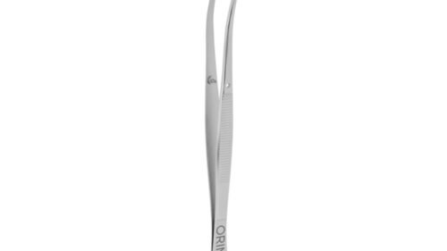 PĘSETA STOMATOLOGICZNA MERIAM - WYGIĘTA , DŁ.16 CM. /ORI-E137/
