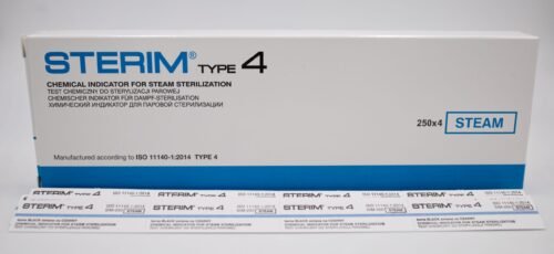 TESTY KONTROLI STERYLIZACJI STERIM KL.IV  4 X 250SZT
