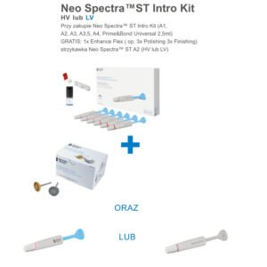 KUP NEO SPECTRA ST INTRO KIT I ODBIERZ : ENHANCE FLEX (3xPOLISHING 3xFINISHING) + 1x  NEO SPECTRA A2 (HV lub LV) /DENTSPLY SIRONA/