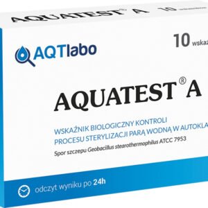 AQUATEST® A – wskaźniki biologiczne do kontroli procesu sterylizacji (10 szt.)