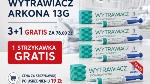 KUP 3 x WYTRAWIACZ STOMATOLOGICZNY  ARKONA 13G. I ODBIERZ DODATKOWY  WYTRAWIACZ STOMATOLOGICZNY  ARKONA 13G
