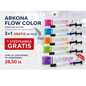 PROMOCJA : KUP 3 STRZYKAWKI ARKONA FLOW COLOR 1G. W DOWOLNYM KOLORZE A OTRZYMASZ:  ARKONA FLOW COLOR 1G. GRATIS!!!