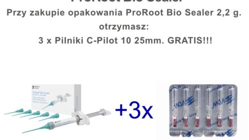 PROMOCJA: KUP PROROOT BIO SEALER  /DENTSPLY SIRONA/ A OTRZYMASZ 3 x C-PILOT 10 25MM. GRATIS!!!